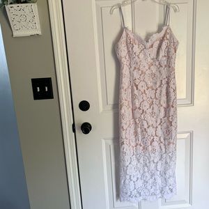 Lulus White Lace Dress